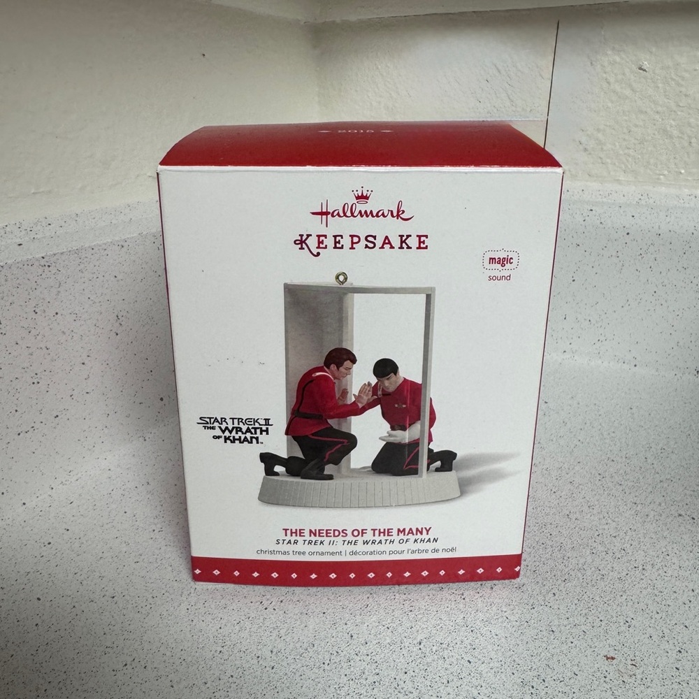 Star Trek The Wrath Of Kahn  Hallmark Keepsake Ornament The Needs Of The Many